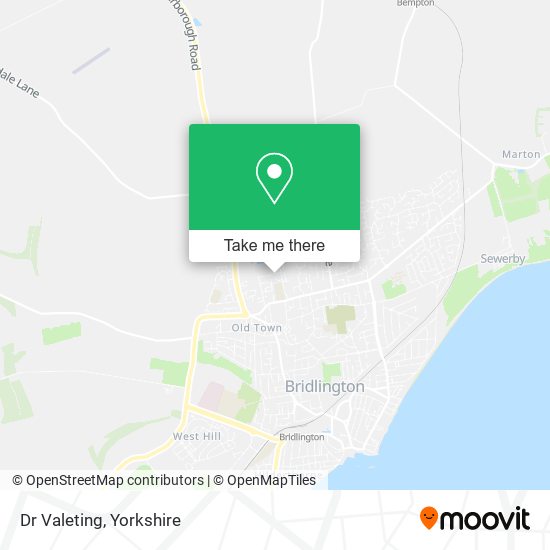 Dr Valeting map