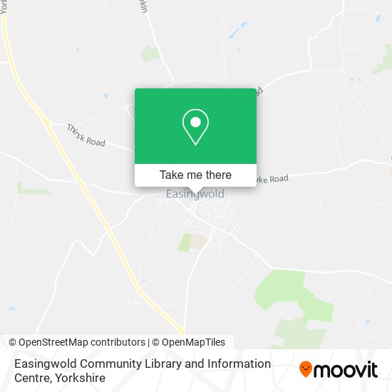 Easingwold Community Library and Information Centre map