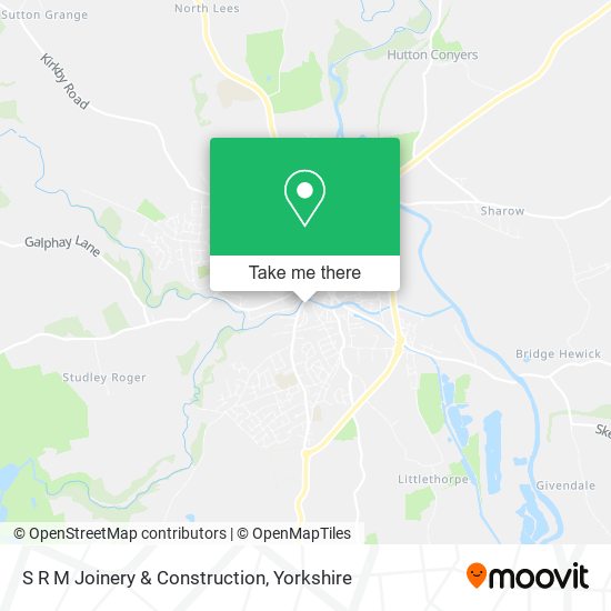 S R M Joinery & Construction map