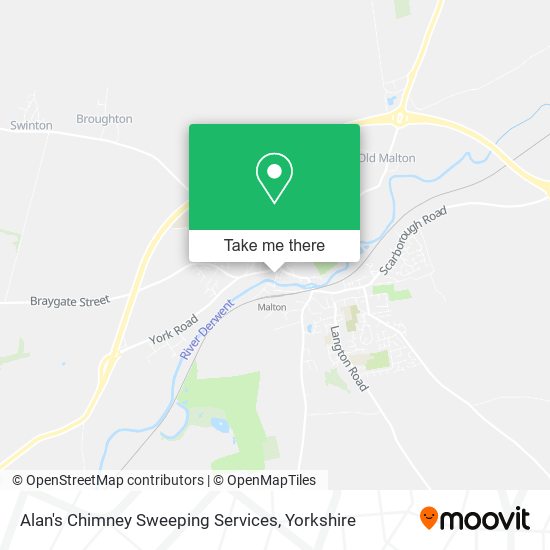 Alan's Chimney Sweeping Services map