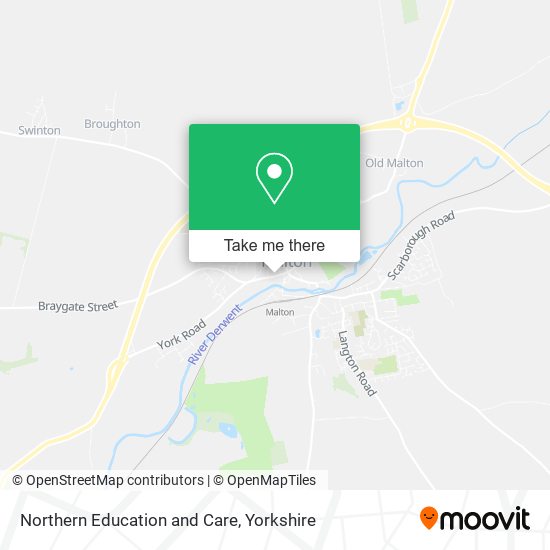 Northern Education and Care map