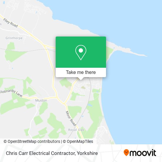 Chris Carr Electrical Contractor map