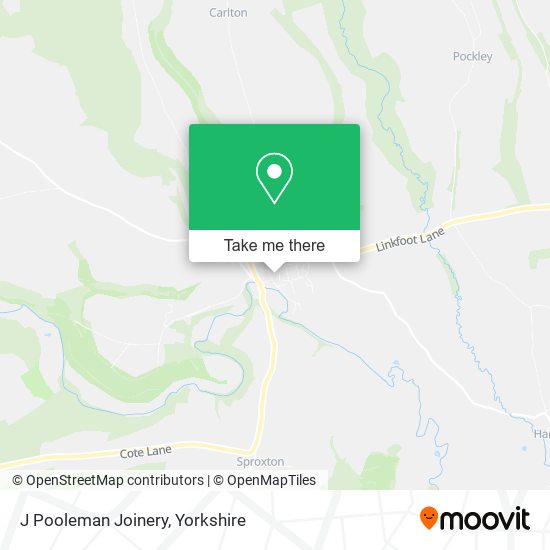 J Pooleman Joinery map