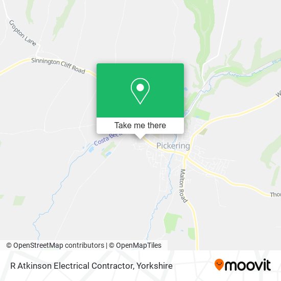 R Atkinson Electrical Contractor map