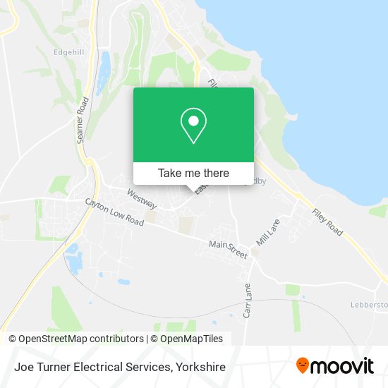 Joe Turner Electrical Services map