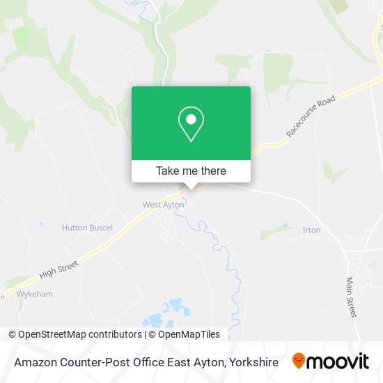 Amazon Counter-Post Office East Ayton map