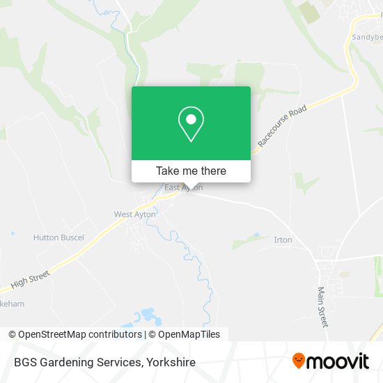 BGS Gardening Services map