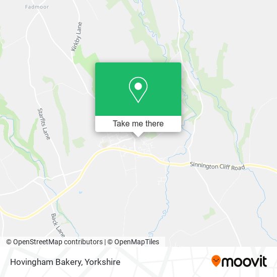 Hovingham Bakery map