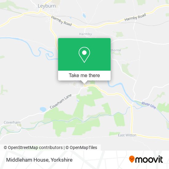 Middleham House map