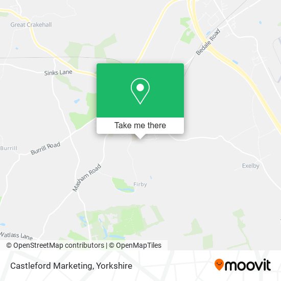 Castleford Marketing map