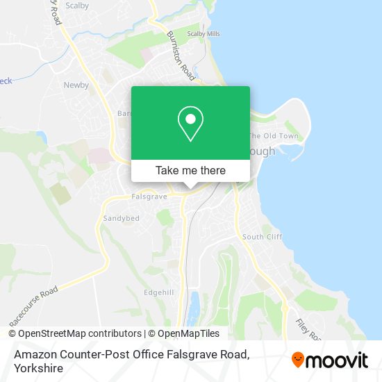 Amazon Counter-Post Office Falsgrave Road map