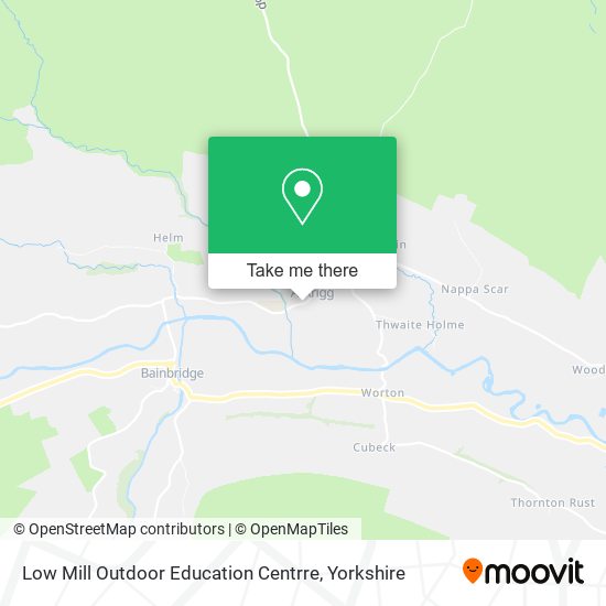 Low Mill Outdoor Education Centrre map