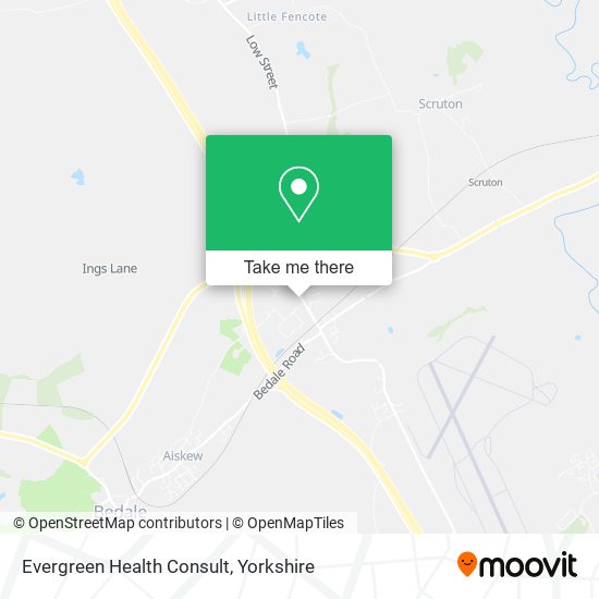 Evergreen Health Consult map