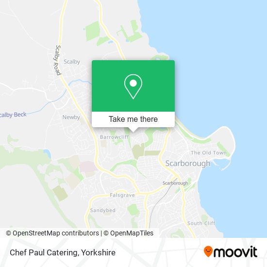 Chef Paul Catering map