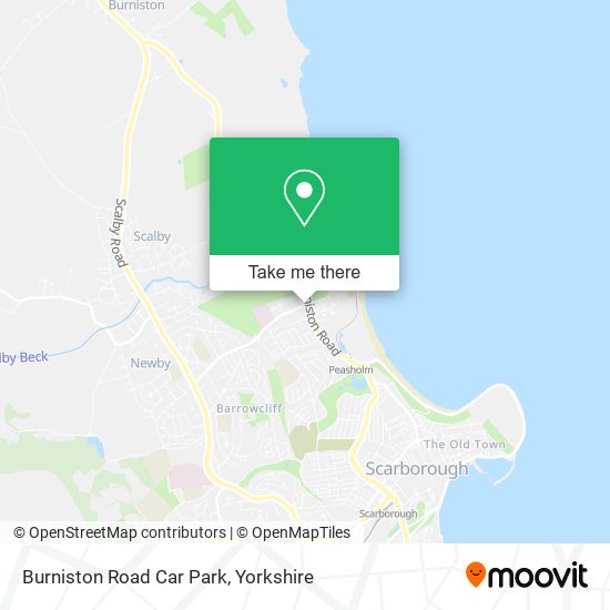 Burniston Road Car Park map