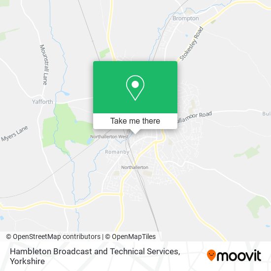 Hambleton Broadcast and Technical Services map