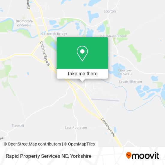 Rapid Property Services NE map