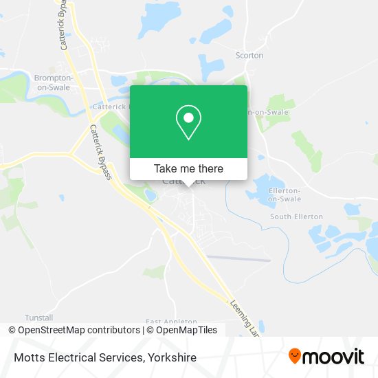 Motts Electrical Services map