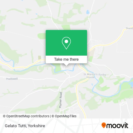 Gelato Tutti map