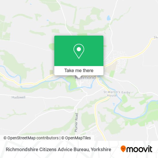 Richmondshire Citizens Advice Bureau map