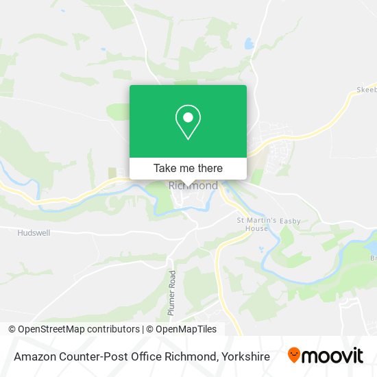 Amazon Counter-Post Office Richmond map