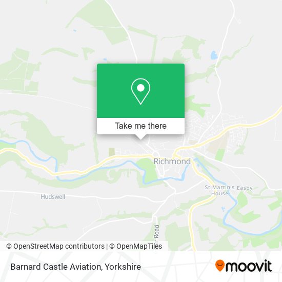How to get to Barnard Castle Aviation in Richmond by Bus?