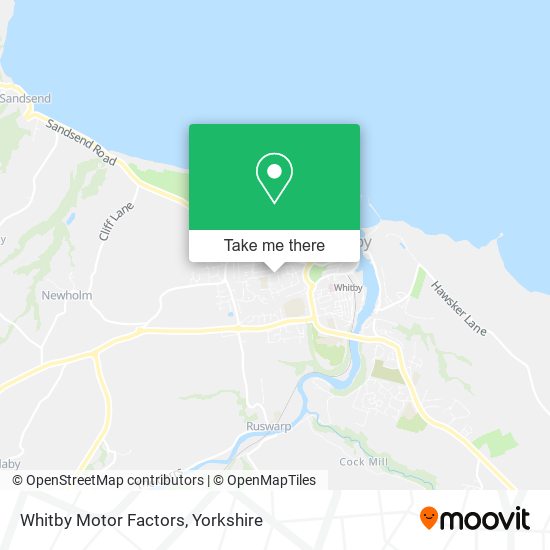 Whitby Motor Factors map