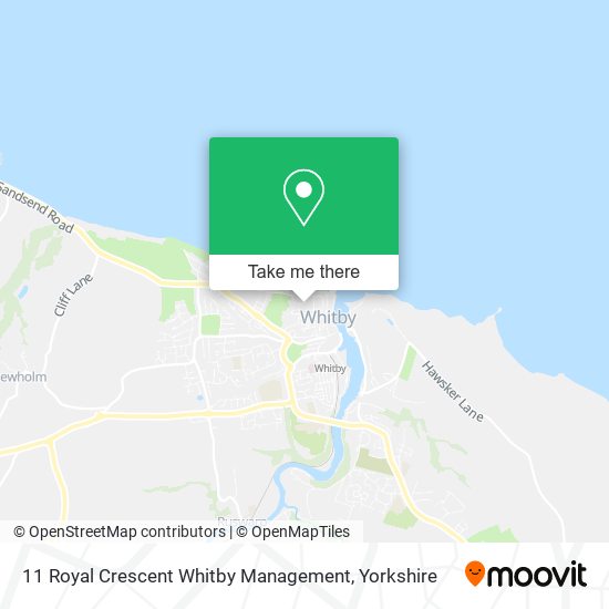 11 Royal Crescent Whitby Management map