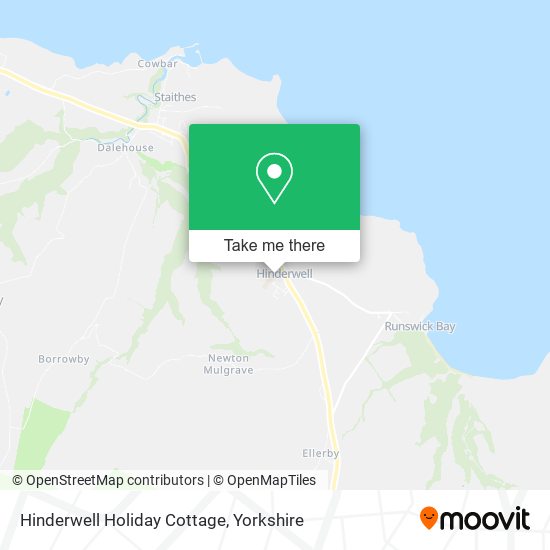 Hinderwell Holiday Cottage map