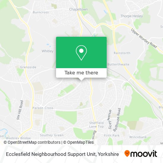 Ecclesfield Neighbourhood Support Unit map