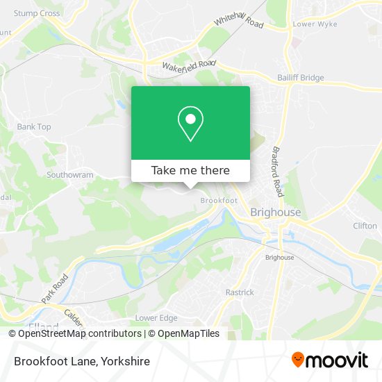 Brookfoot Lane map