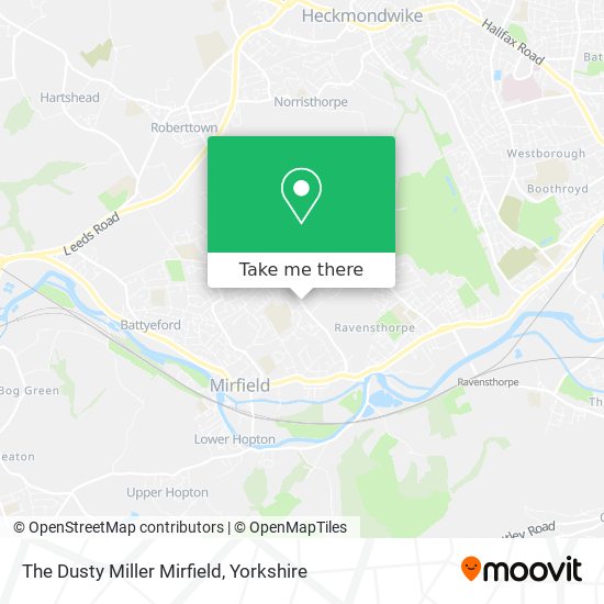 The Dusty Miller Mirfield map