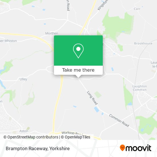 Brampton Raceway map