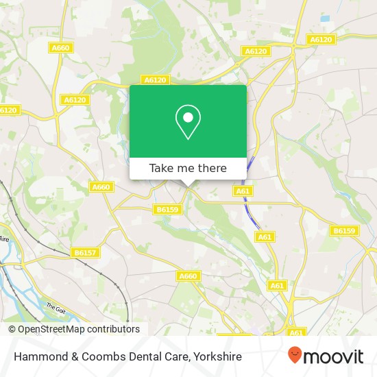 Hammond & Coombs Dental Care, 58 Stainbeck Road Meanwood Leeds LS7 2 map