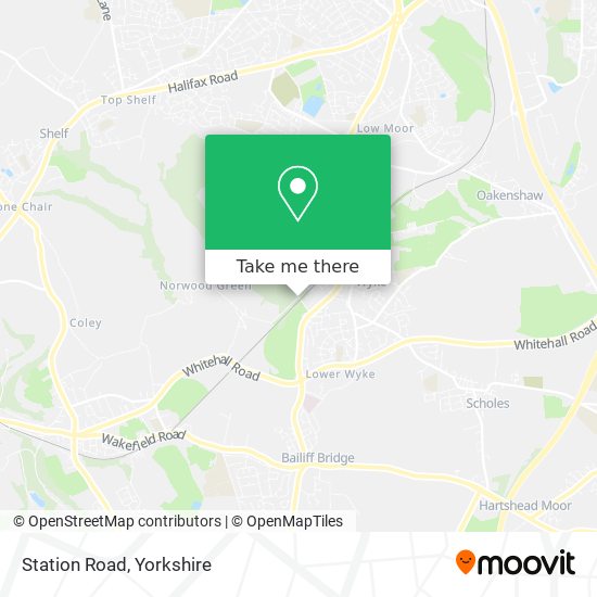 Station Road map