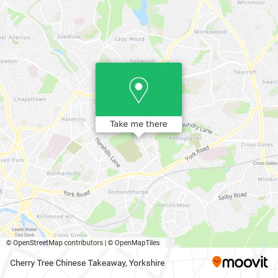 Cherry Tree Chinese Takeaway map