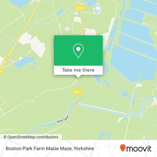 Boston Park Farm Maize Maze map