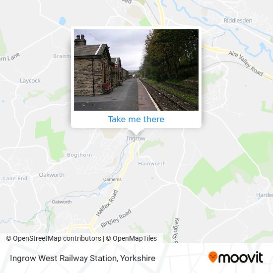 Ingrow West Railway Station map