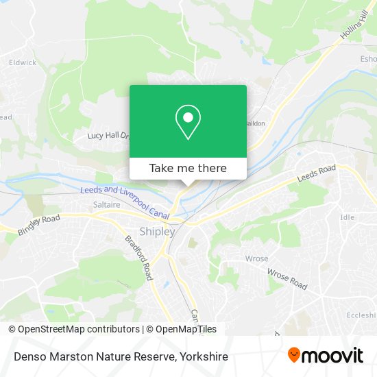 Denso Marston Nature Reserve map