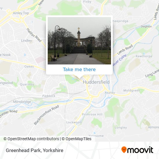 Greenhead Park map