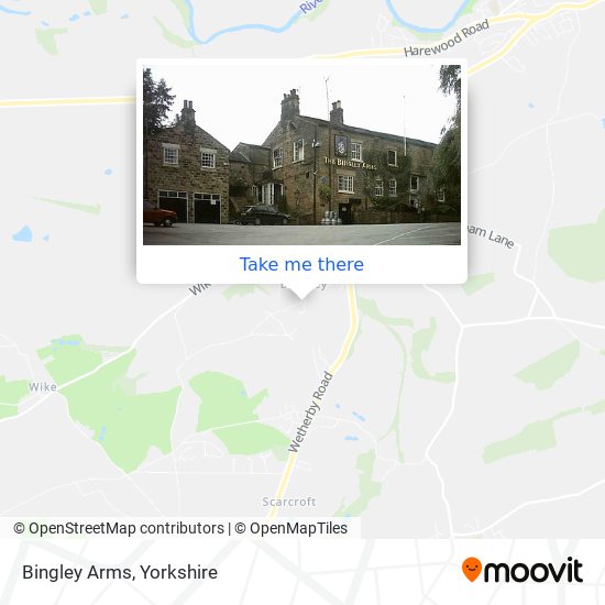 Bingley Arms map