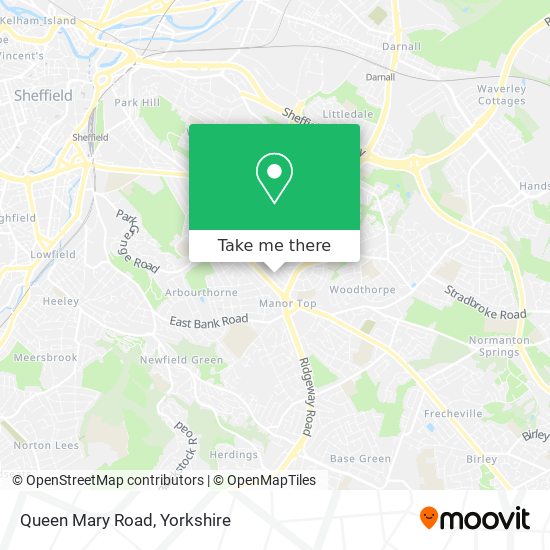 Queen Mary Road map