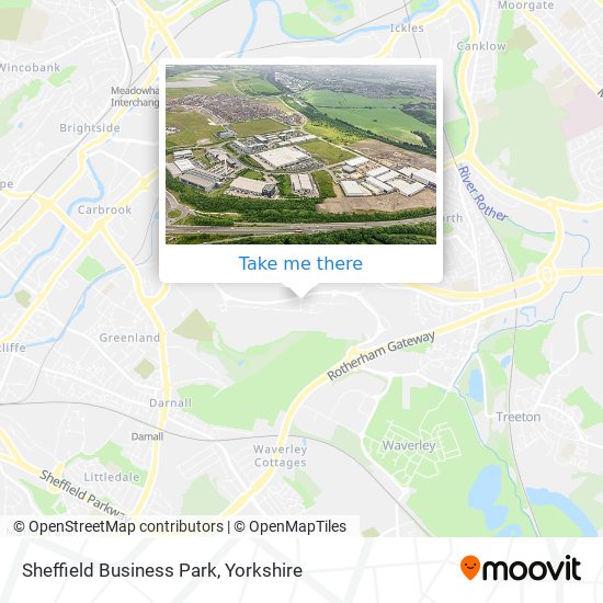 Sheffield Business Park map
