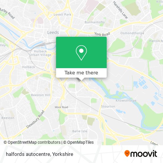 halfords autocentre map