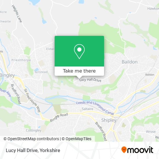 Lucy Hall Drive map