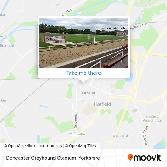 Doncaster Greyhound Stadium map