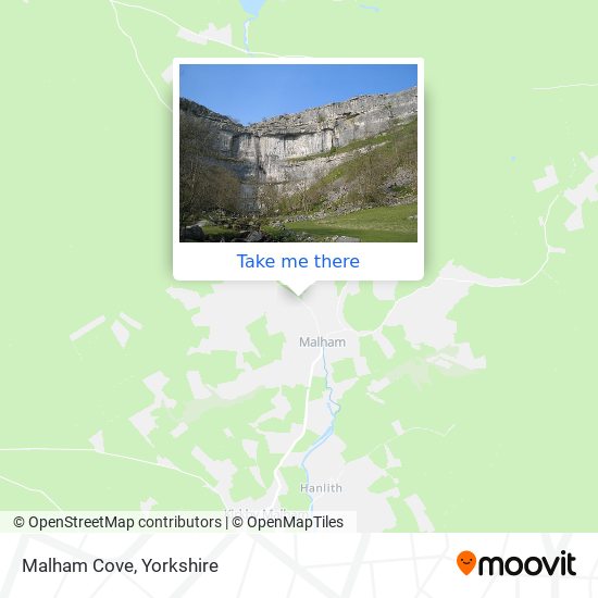 Malham Cove map