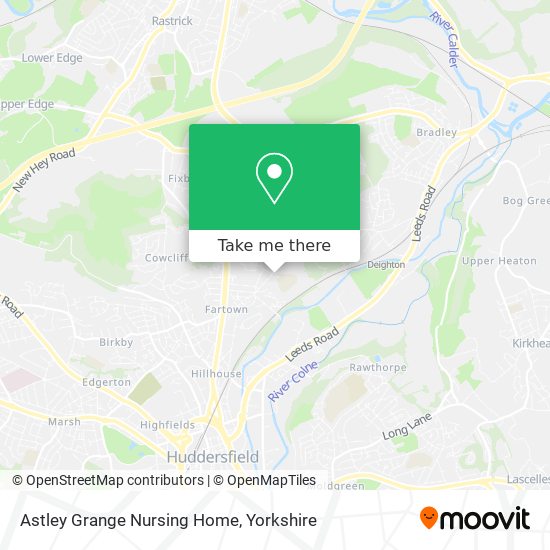 Astley Grange Nursing Home map