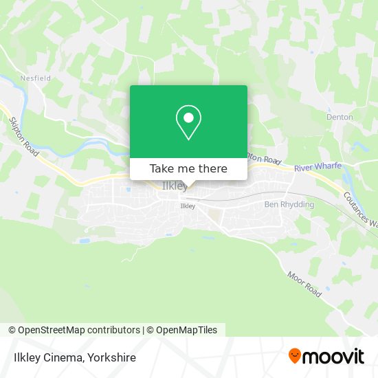 Ilkley Cinema map