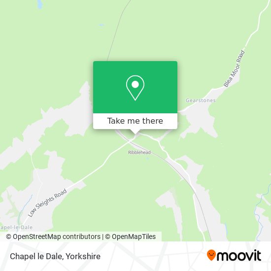 Chapel le Dale map